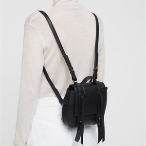 AllSaints Black ’Fin' backpack